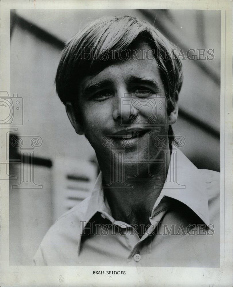 1972 Press Photo Lloyd Vernet Beau Bridges III American - RRW14761 - Historic Images