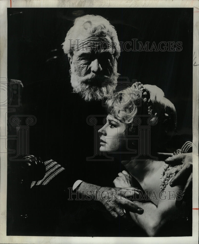 1966 Press Photo Maurice Evans, English Actor. - RRW14901 - Historic Images