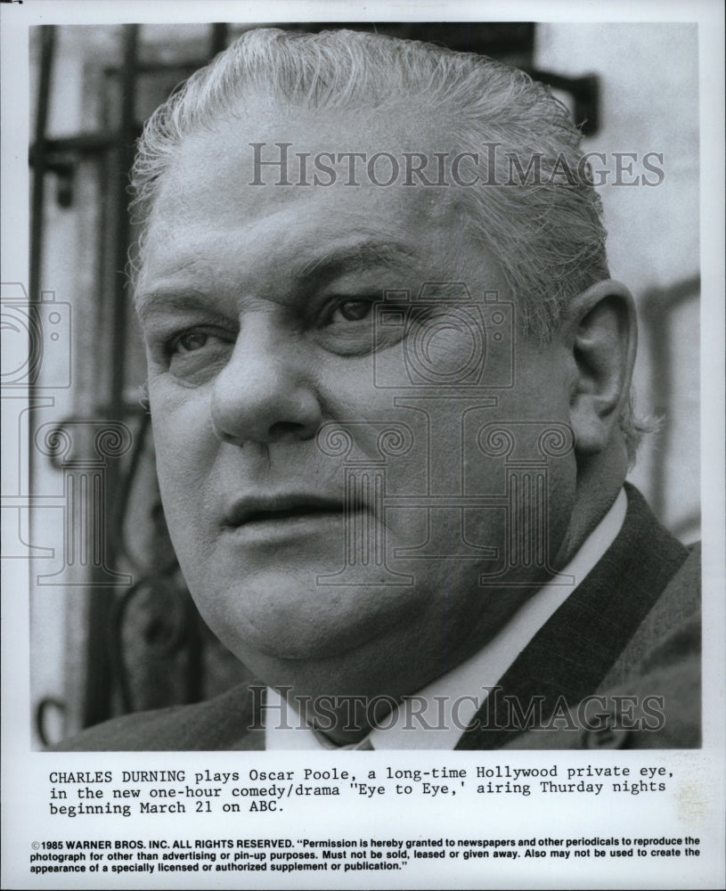 1989 Press Photo Charles Durning Hollywood star Oscar - RRW14941 - Historic Images