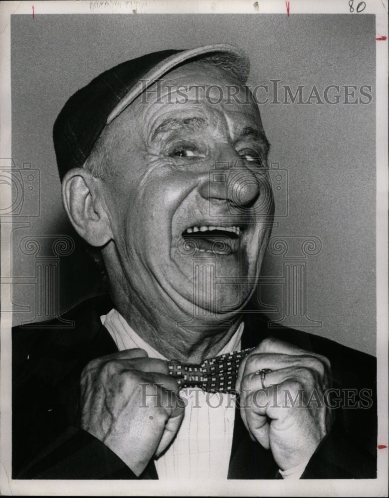 1966 Press Photo Jimmy Durante Ed Sullivan Show Young - RRW15091 - Historic Images