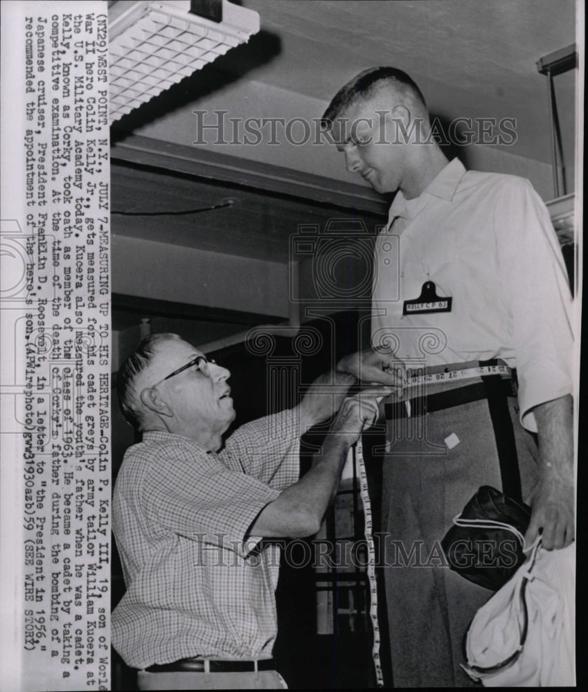 1959 Press Photo Colin Kelly Son World War II - RRW15173 - Historic Images