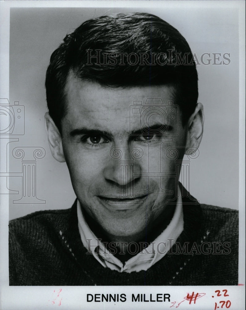 1984 Press Photo Dennis Miller stand-up comedian - RRW15361 - Historic Images