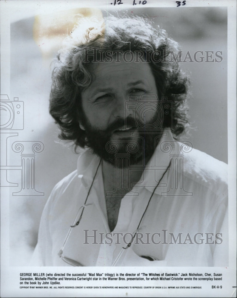 1987 Press Photo George Miller Director Witches - RRW15381 - Historic Images