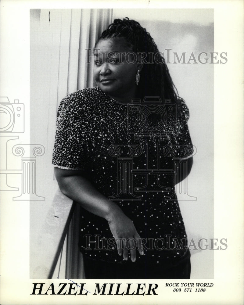 2000 Press Photo Hazel Miller American Gospel Singer - RRW15443 - Historic Images