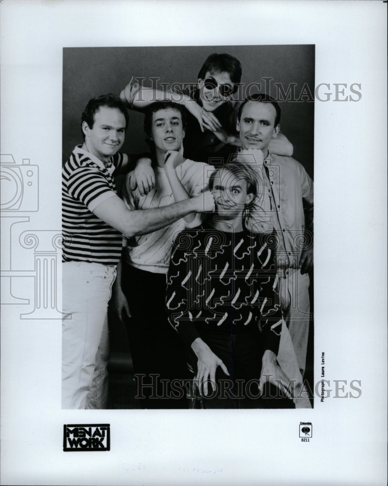 1983 Press Photo Men at Work Australian Rock Music Band - RRW15489 - Historic Images
