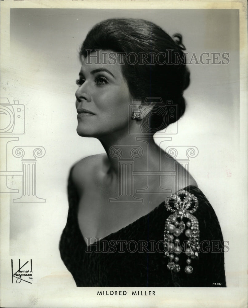 1976 Press Photo MILDRED MILLER AMERICAN MEZZO SOPRANO - RRW15603 - Historic Images