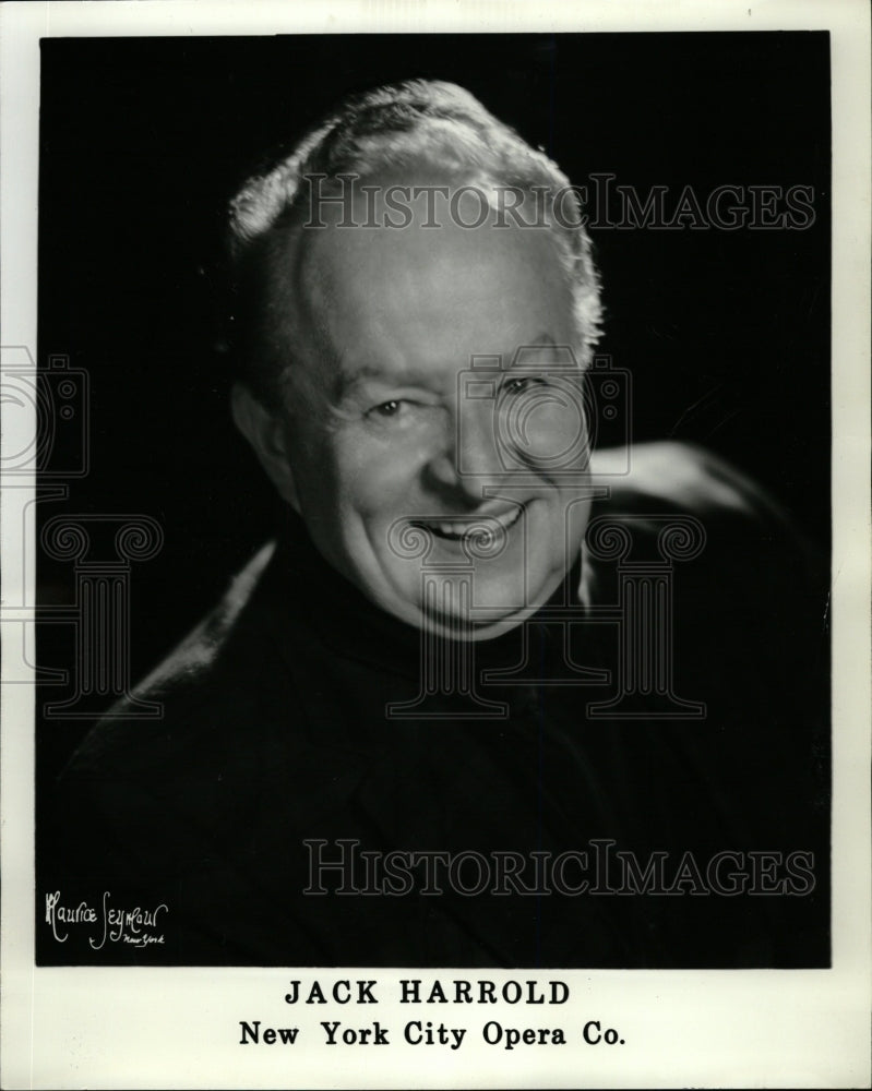 1983 Press Photo JACK HARROLD NEW YORK CITY OPERA CO. - RRW15617 - Historic Images