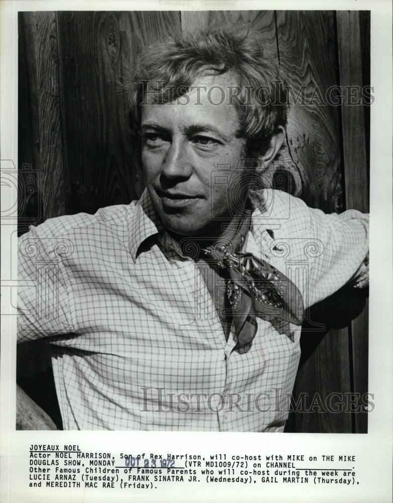 1972 Press Photo Noel Harrison English Actor and Singer - RRW15629 - Historic Images