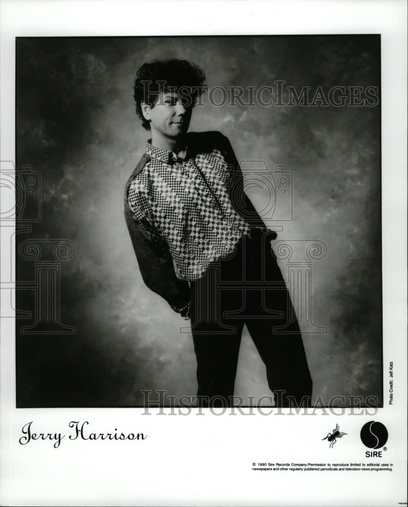 1990 Press Photo Jerry Harrison American Musician - RRW15637 - Historic Images