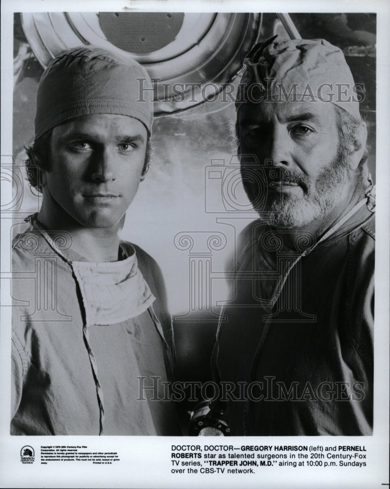 1988 Press Photo Gregory Harrison Pernell Roberts Fox - RRW15751 - Historic Images