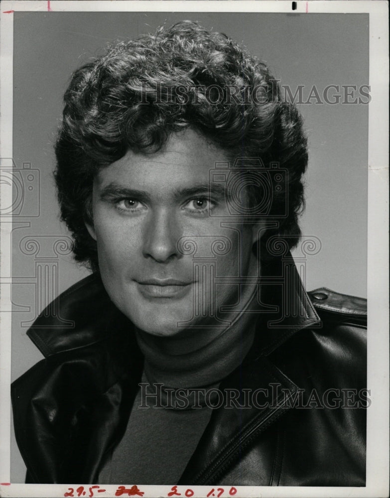 1988 Press Photo David Hasselhoff sia knight Rider - RRW15853 - Historic Images