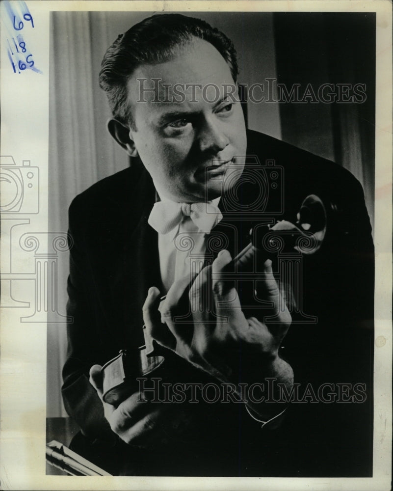 1969 Press Photo Sidney Harth America Violin France - RRW15881 - Historic Images