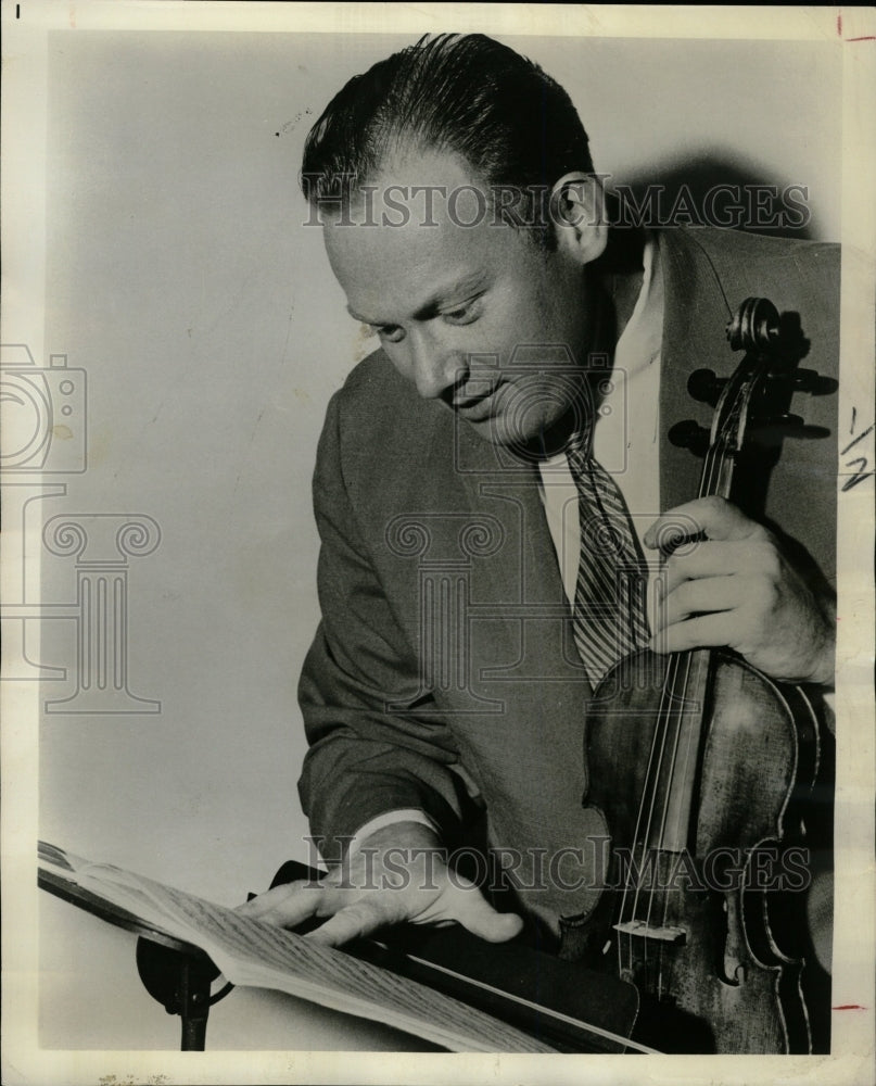 1985 Press Photo Sidney Harth play concert Aspen Music - RRW15883 - Historic Images