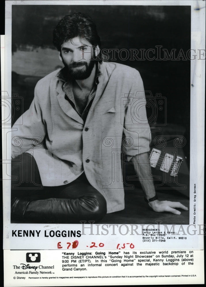 1993 Press Photo Kenny LogginsGoing Home Disney Channel - RRW15961 - Historic Images