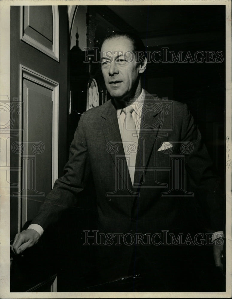 1960 Press Photo Rex Harrison English actor - RRW15999 - Historic Images