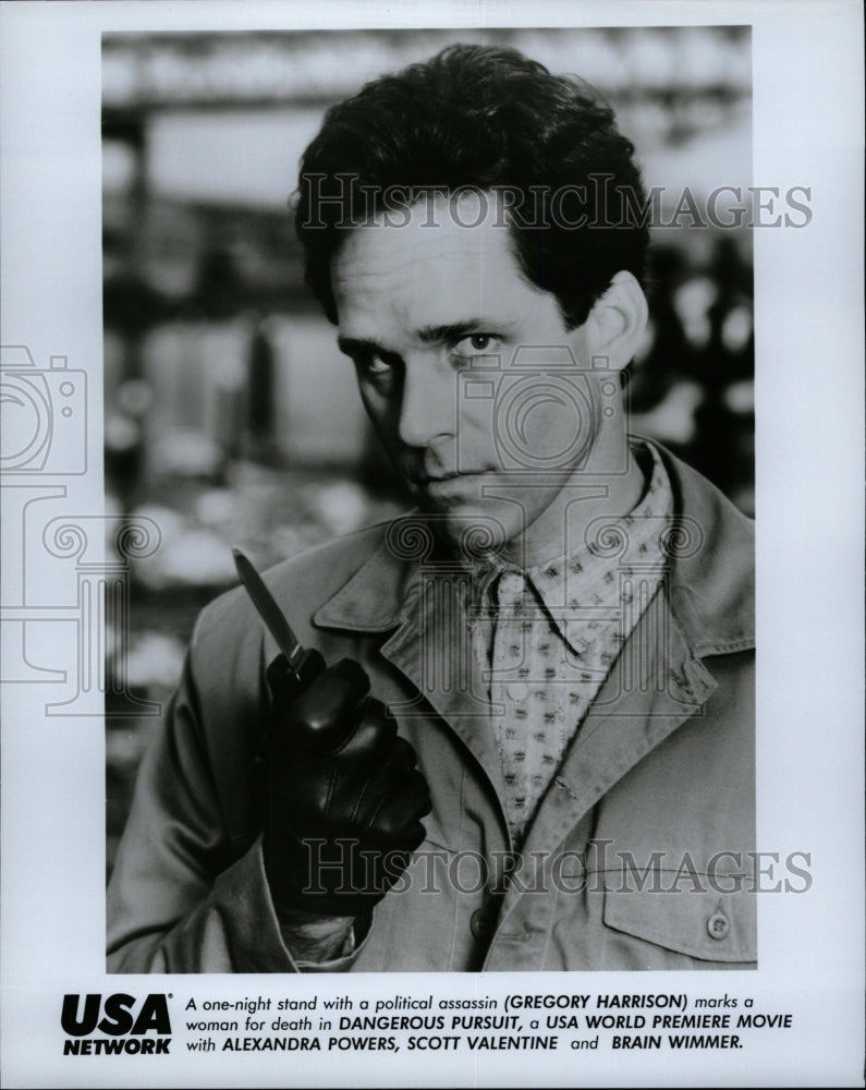 1990 Press Photo Dangerous Pursuit Gregory Harrison - RRW16029 - Historic Images