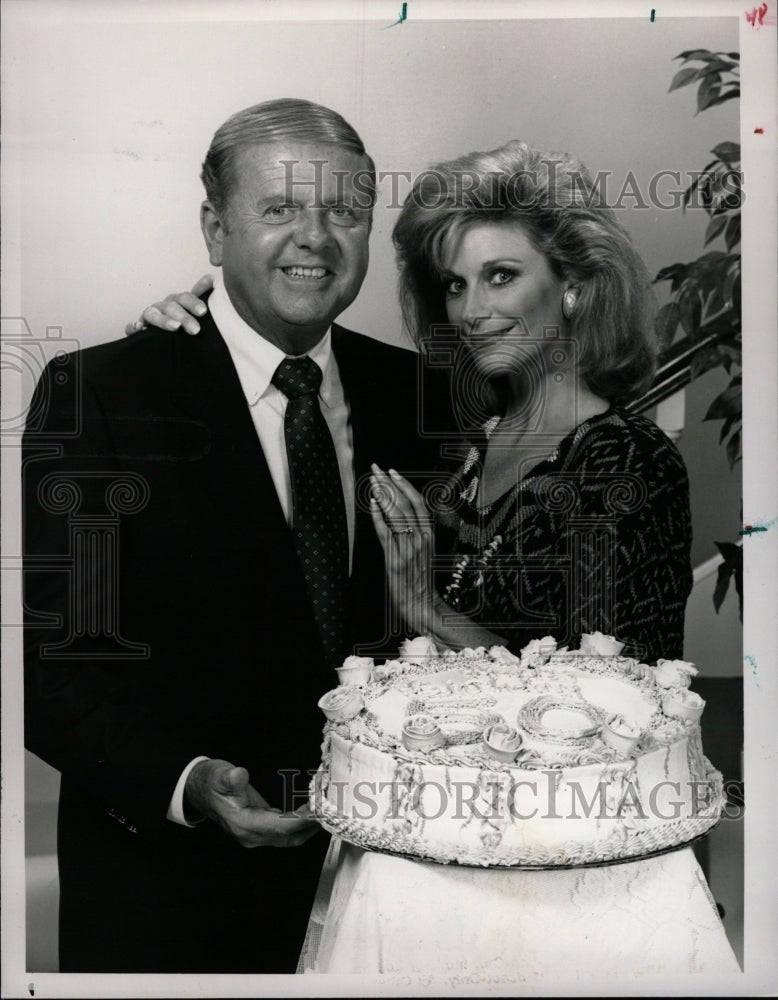 1988 Press Photo Dick Van Patten Mary Frann Bradford - RRW16091 - Historic Images