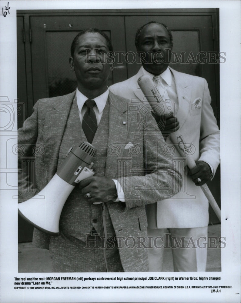 1989 Press Photo Morgan Freeman American Actor. - RRW16179 - Historic Images