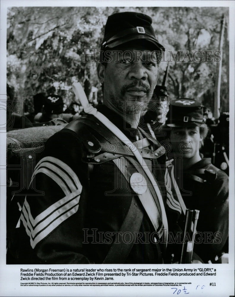 1990 Press Photo Morgan Freeman Actor Director Glory - RRW16181 - Historic Images