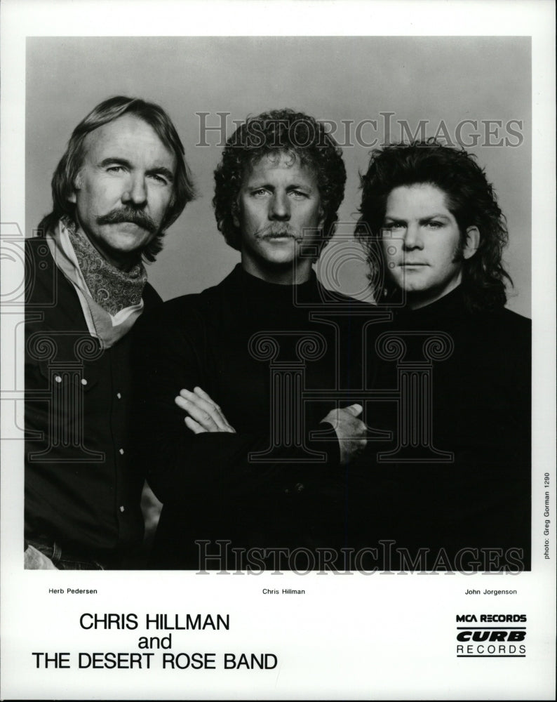 1991 Press Photo Herb Pedersen Chris Hellman Rose Band - RRW16239 - Historic Images