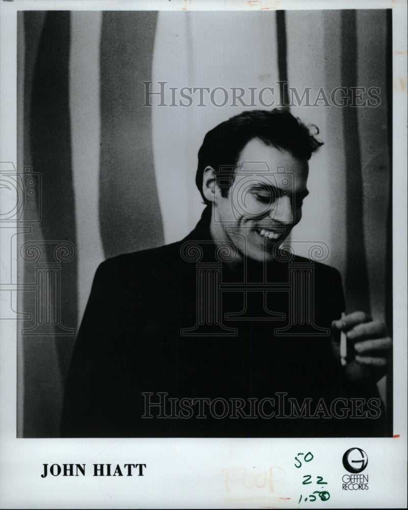 1982 Press Photo Singer John Hiatt - RRW16253 - Historic Images