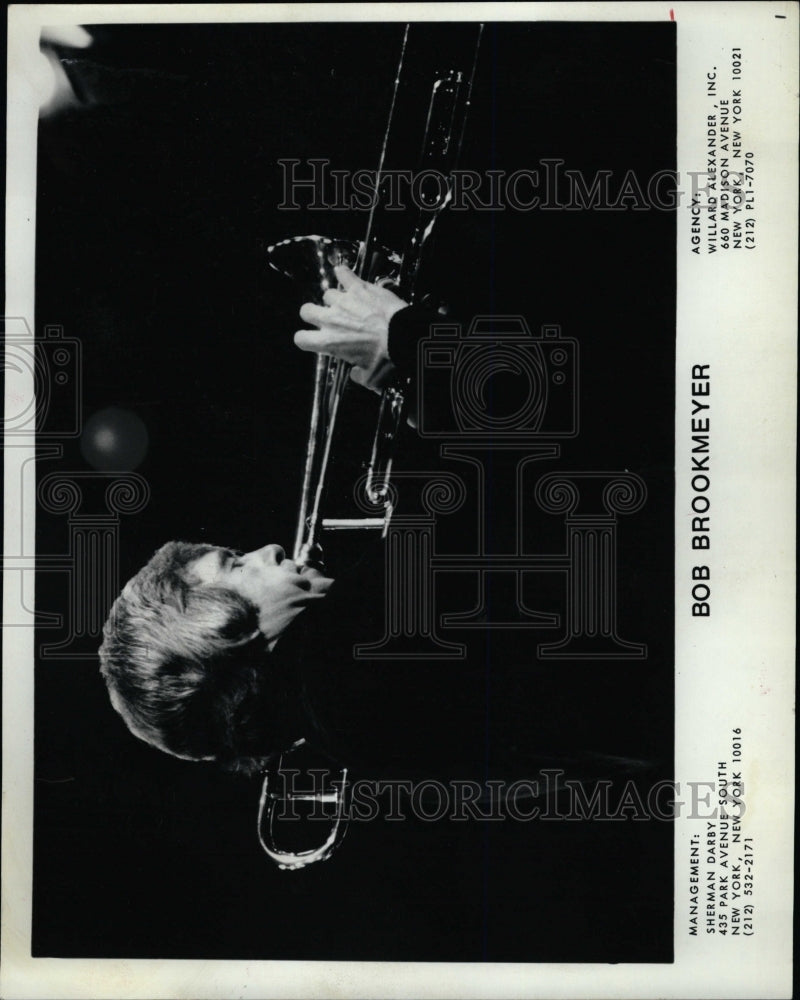 1982 Press Photo Bob Brookmeyer American Trombonist. - RRW16281 - Historic Images