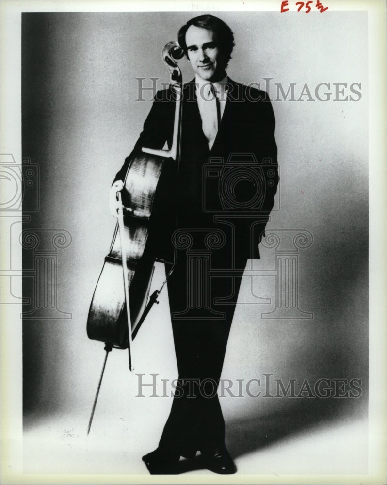 1985 Press Photo Carter Brey American cello virtuoso - RRW16297 - Historic Images