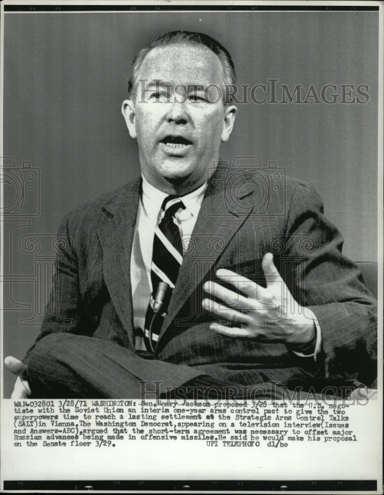 1971 Press Photo Senator Henry Jackson - RRW16365 - Historic Images