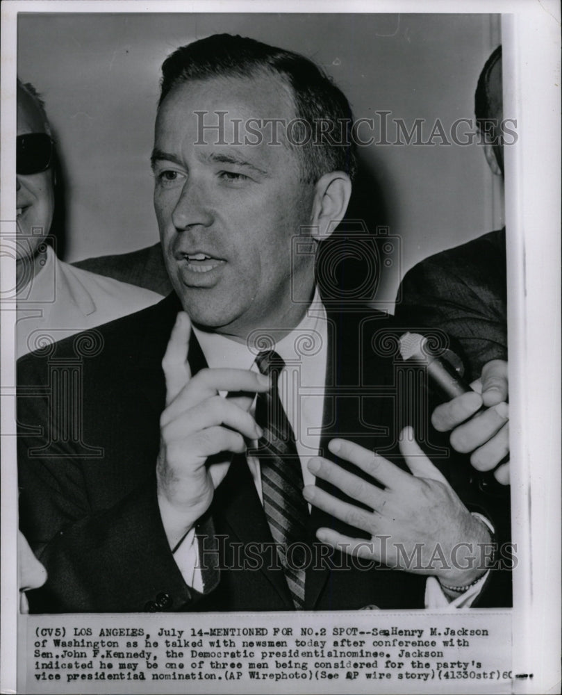 1960 Press Photo Sen Henry M Jackson Washington - RRW16409 - Historic Images