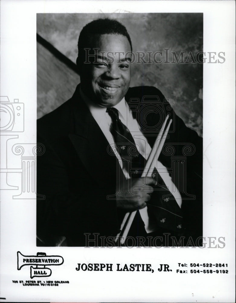 1995 Press Photo Joseph Lastie Jr Bandmaster Entertain - RRW16441 - Historic Images