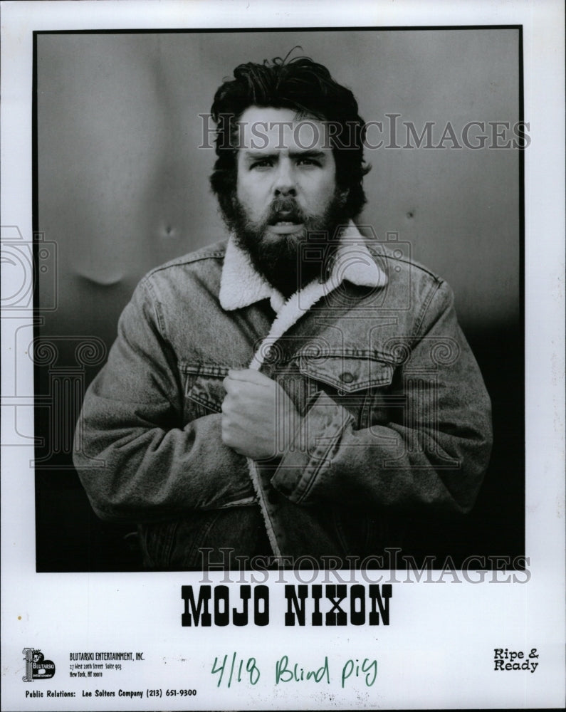 1995 Press Photo Mojo Nixon American musician - RRW16449 - Historic Images