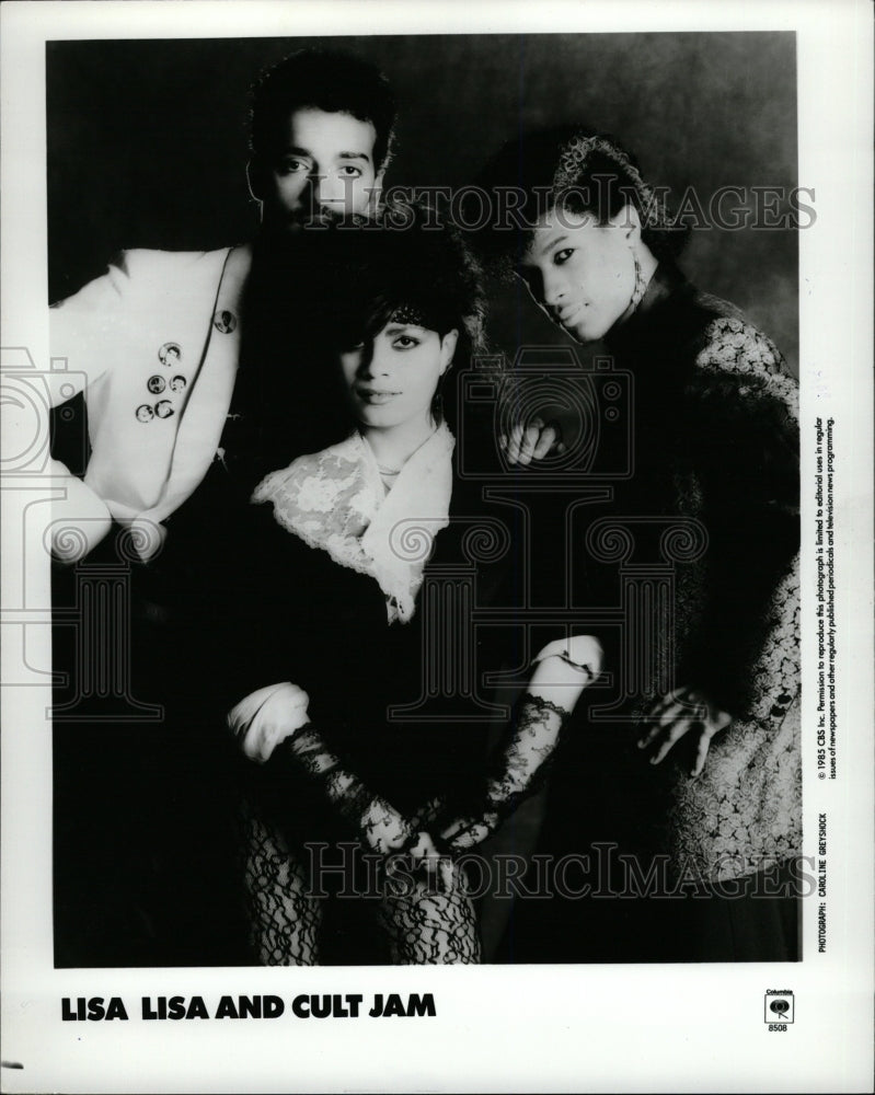 1988 Press Photo Lisa Lisa &amp; Cult Jam Band - RRW16481 - Historic Images