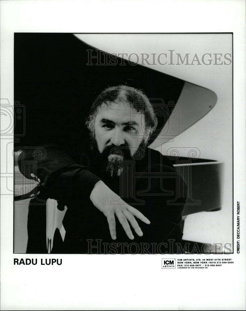 1999 Press Photo Radu Lupu Van Cliburn Pianoforte piano - RRW16557 - Historic Images