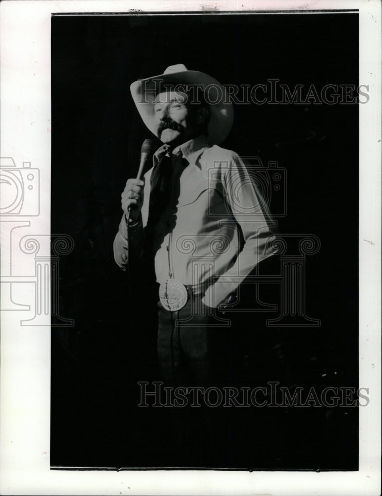 1991 Press Photo Baxter Black American Cowboy Poet. - RRW16599 - Historic Images