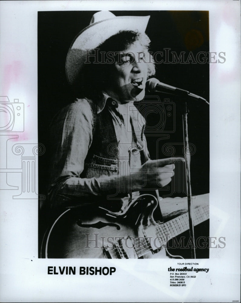 1987 Press Photo Guitarist Elvin Bishop - RRW16741 - Historic Images