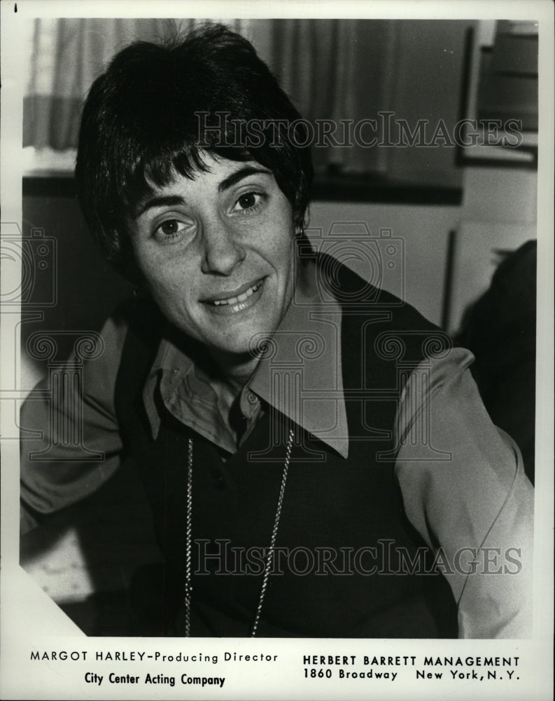 1975 Press Photo Margot Harley Producing Director - RRW16879 - Historic Images