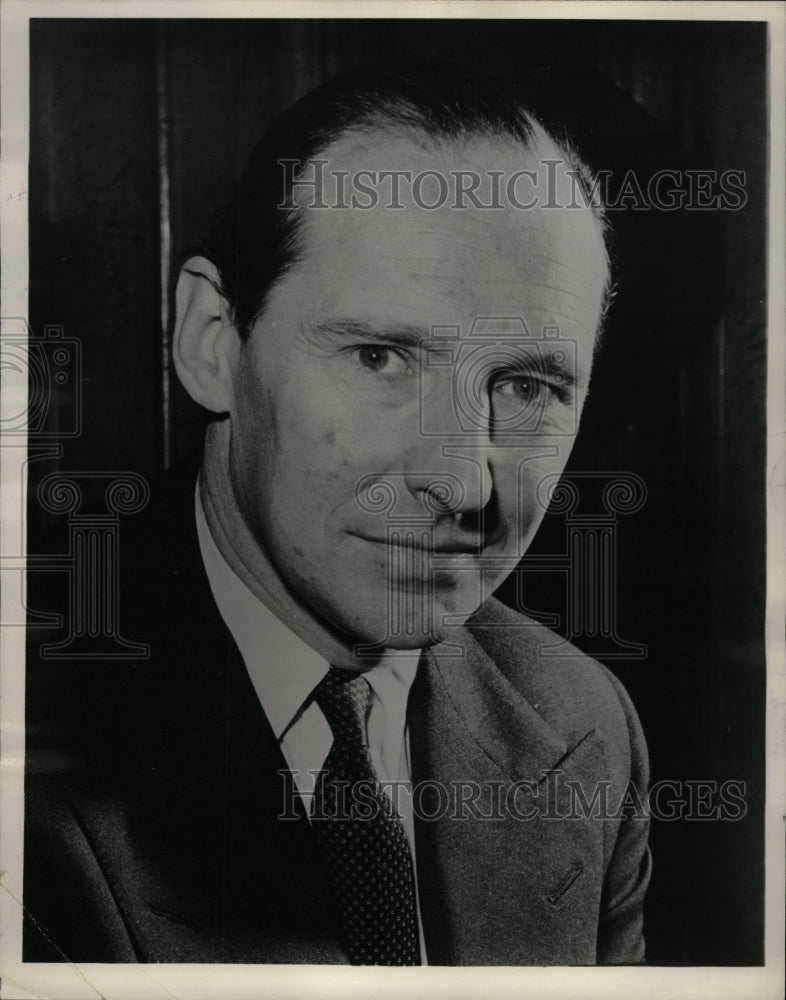 1961 Press Photo David Ormsby Gore British Ambassador - RRW16885 - Historic Images