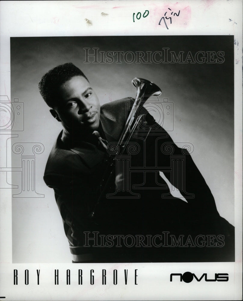 1992 Press Photo Roy Anthony Hargrove American Steller - RRW16903 - Historic Images