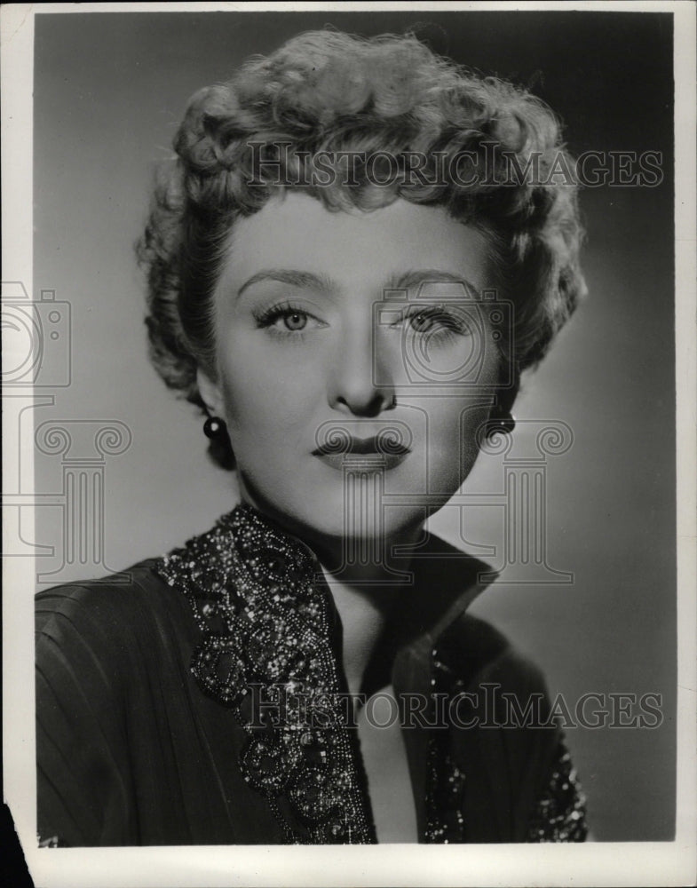 1958 Press Photo Celeste Holm American Gentleman Eve - RRW17399 - Historic Images