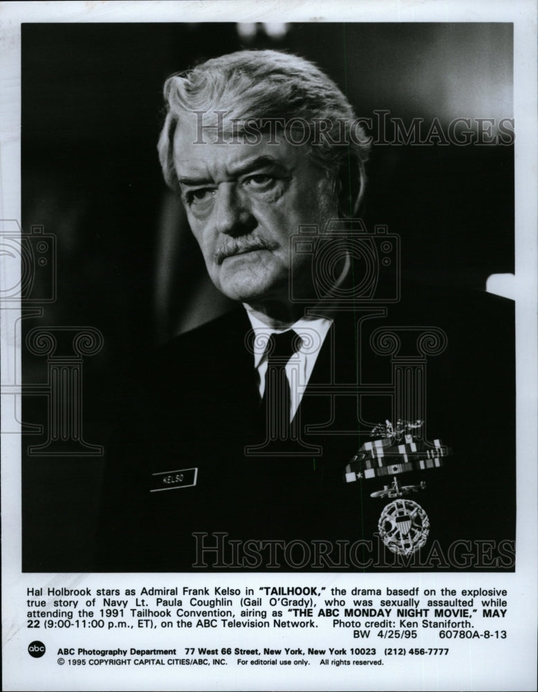 1995 Press Photo Actor Hal Holbrook Tailhook - RRW17479 - Historic Images