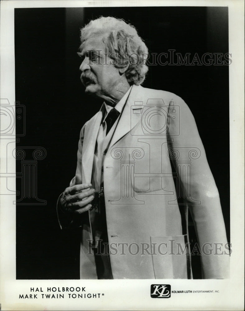 1985 Press Photo Hal Holbrook Film TV Actor Chicago - RRW17491 - Historic Images