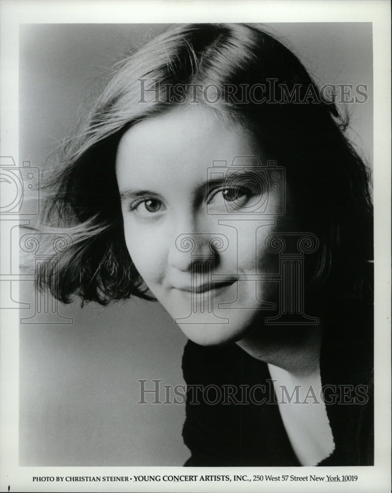 1986 Press Photo Stephanie Brown Pianist - RRW17541 - Historic Images