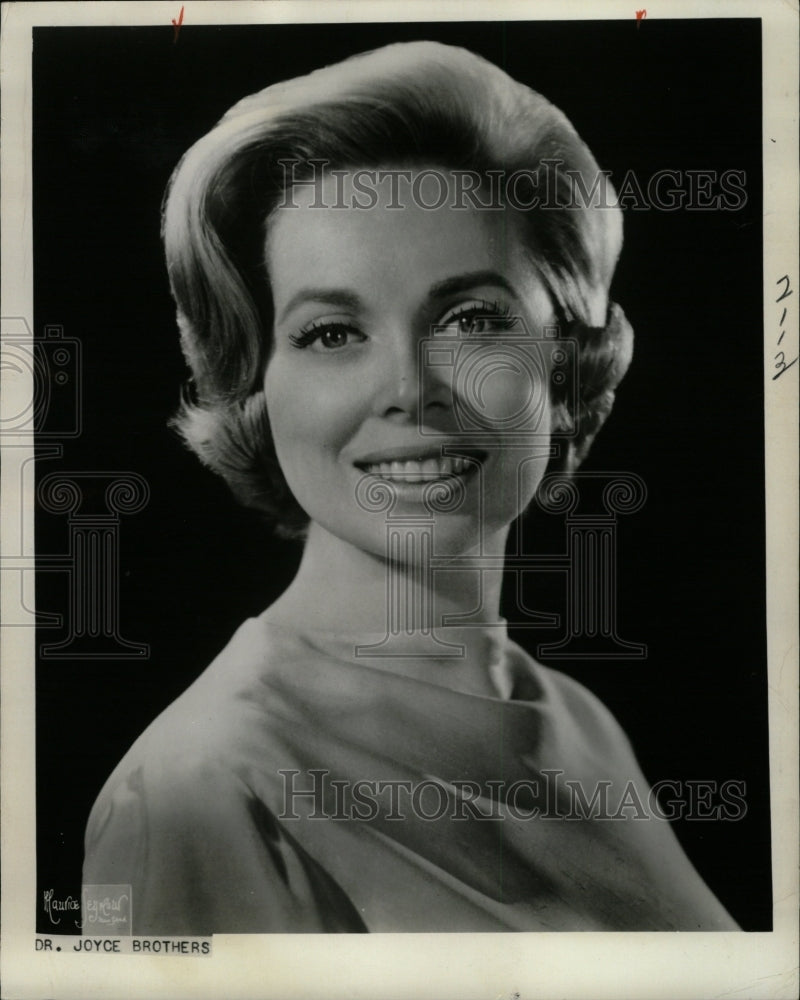 1967 Press Photo Joyce Brothers Psychologist TV Person - RRW17553 - Historic Images