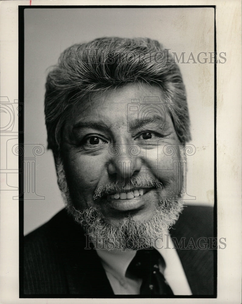 1986 Press Photo Charles Chaves Lontine Gov Candidate - RRW17561 - Historic Images