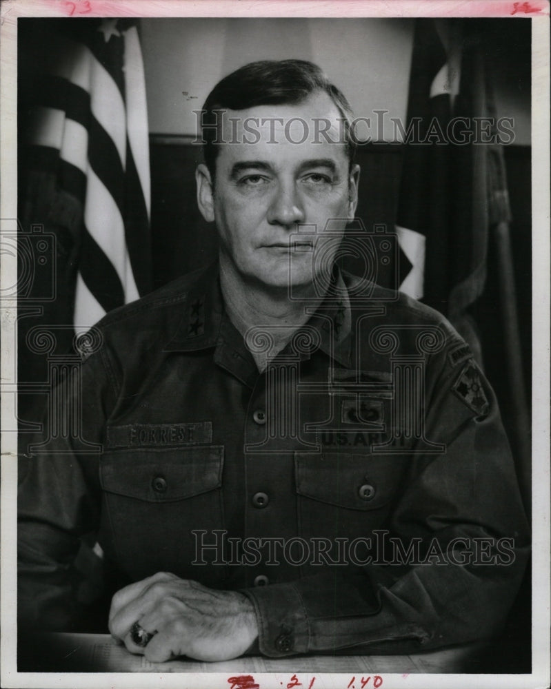 1977 Press Photo Maj Gen. John Forrest - RRW17601 - Historic Images