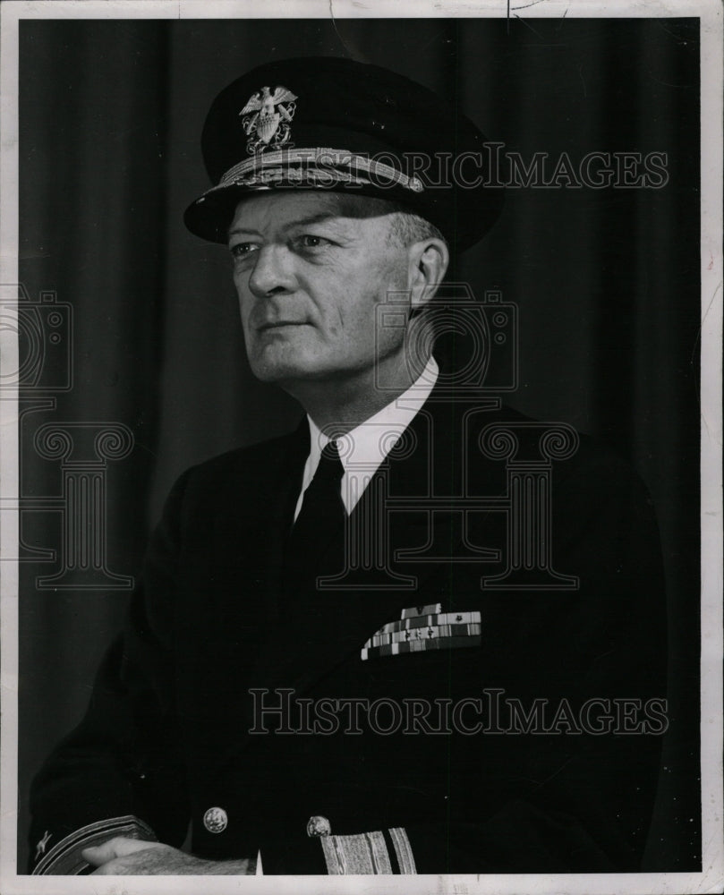 1958 Press Photo Emmet P Forrestal Army General Admiral - RRW17607 - Historic Images