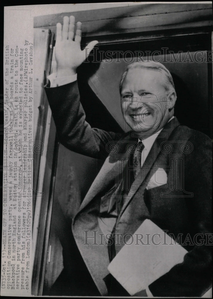 1966 Press Photo Edward Heath Conservative Politician - RRW17653 - Historic Images