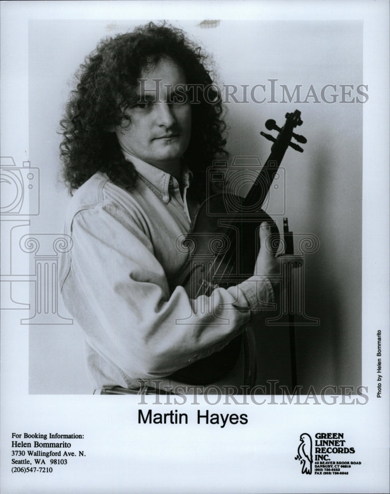 1996 Press Photo Irish Fiddler Martin Hayes Violin - RRW17663 - Historic Images