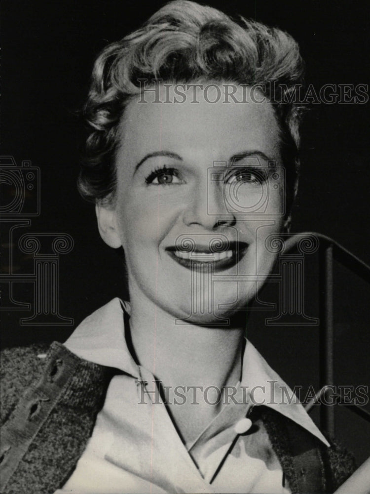 1956 Press Photo Marilyn Erskine The Kill actress - RRW17845 - Historic Images