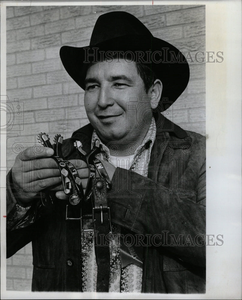 1978 Press Photo Greek Ellick Handicraft Spurs - RRW17909 - Historic Images